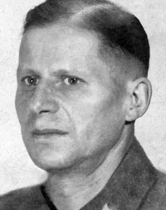 Max Meilick, um 1945 Portrait Max Meilick