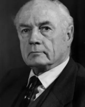 Ernst Röchling an seinem 70. Geburtstag, März 1958 Portrait Ernst Röchling
