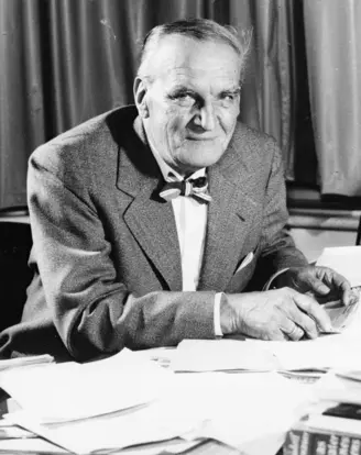 Rudolf Pechel, nach 1945 Portrait Rudolf Pechel
