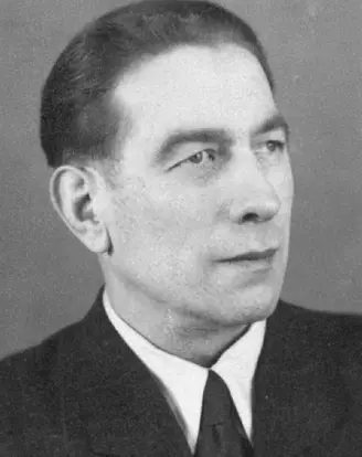 Heinrich Leistikow, um 1946 Portrait Heinrich Leistikow