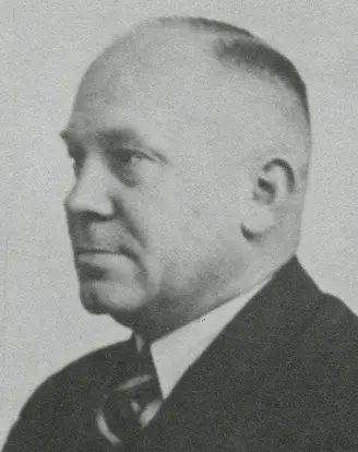 Hans Lobbes, um 1945 Portrait Hans Lobbes