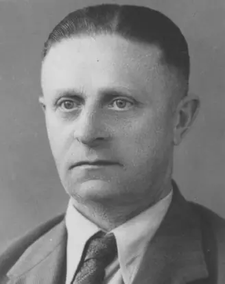 Friedrich Bachmann, um 1946 Portrait Friedrich Bachmann