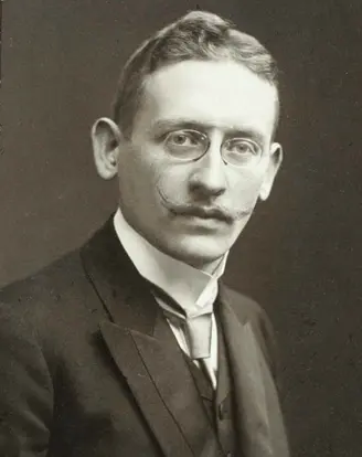Ernst Perels, um 1905 Portrait Ernst Perels