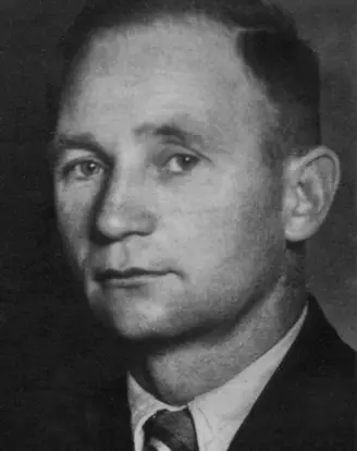 Gustav Daft, um 1945 Portrait Gustav Daft
